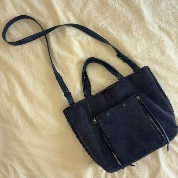 All Saints Suede Bag - Picture 1 of 5